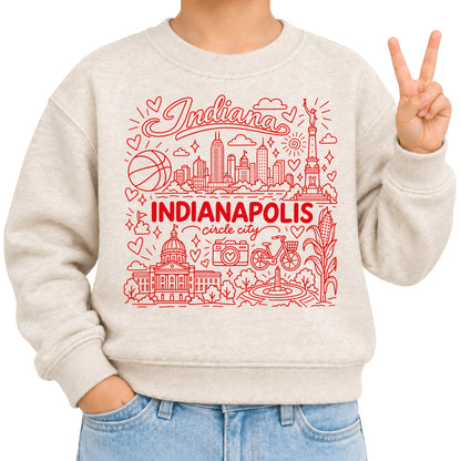 Indianapolis Illustration T-Shirt