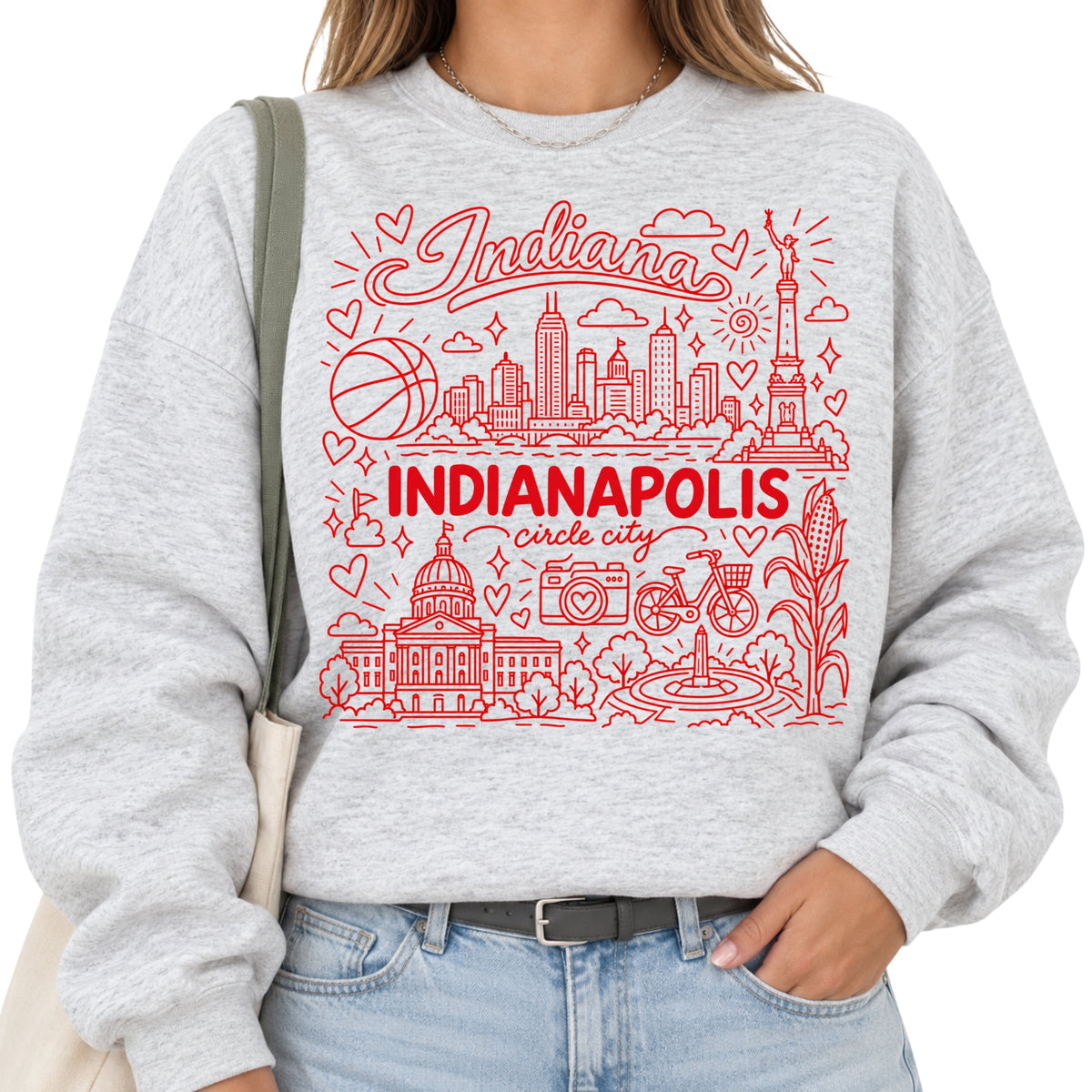 Indianapolis Illustration T-Shirt