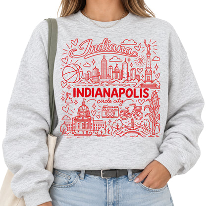 Indianapolis Illustration T-Shirt