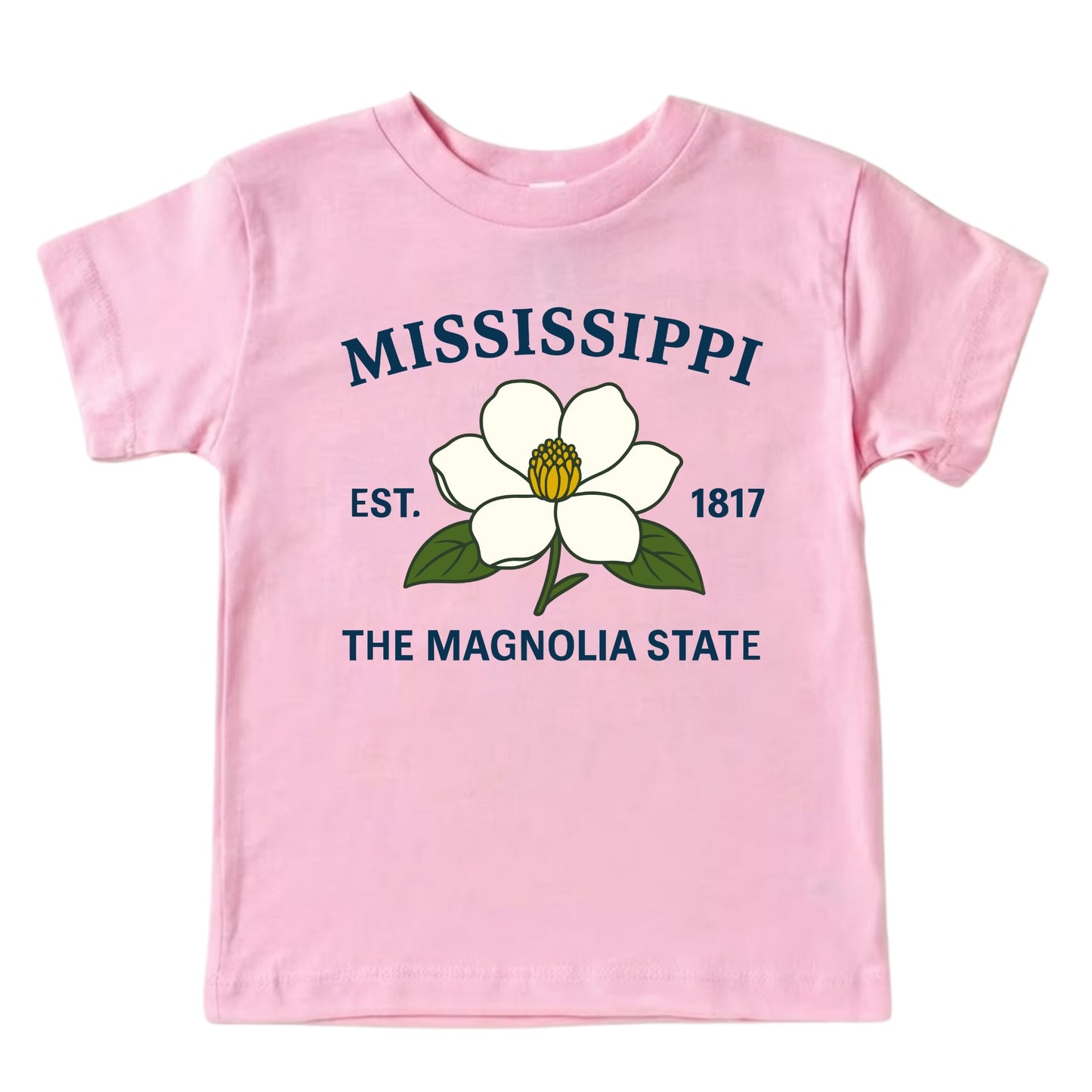 Mississippi Magnolia Flower Kids T-Shirt