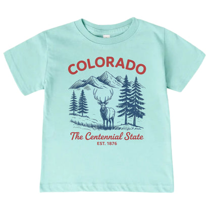 Colorado The Centennial State Kids T-Shirt