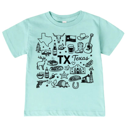 Texas Icons Kids T-Shirt