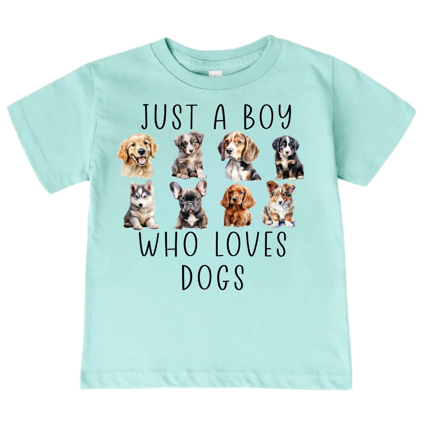 Just A Boy Who Loves Dogs Shirt