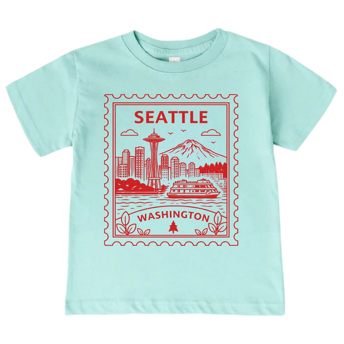 Seattle Washington Baby Vintage Postage Stamp ONESIE®