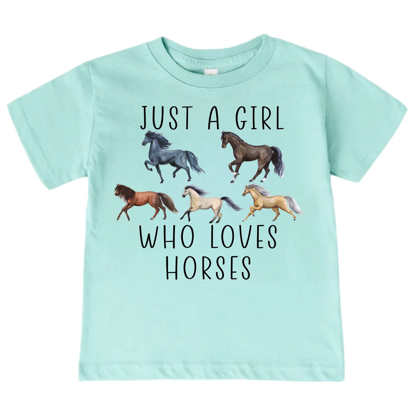 Just A Girl Who Loves Horses Shirt