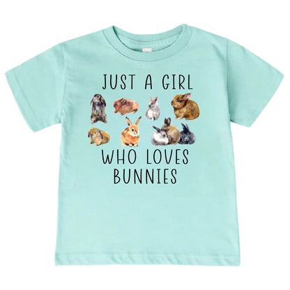 Just A Girl Who Loves Bunnies Shirt