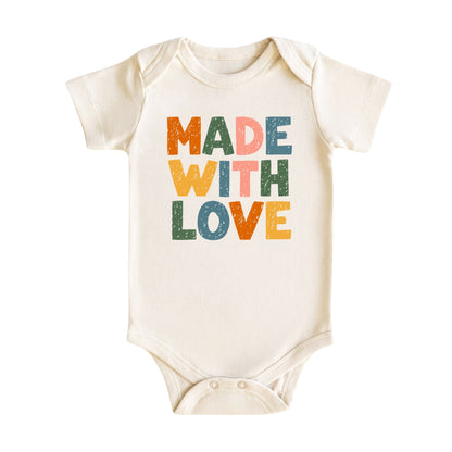 Made With Love Cotton Baby Bodysuit
