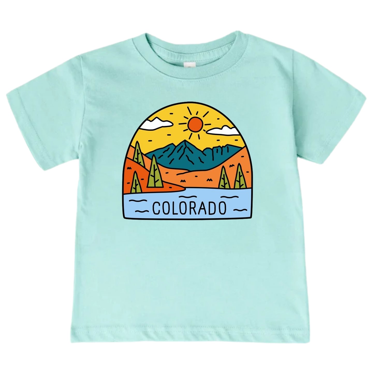 Colorado Mountain Adventure Kids T-Shirt