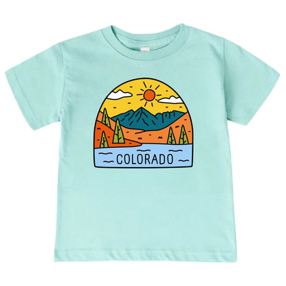 Colorado Mountain Adventure Kids T-Shirt