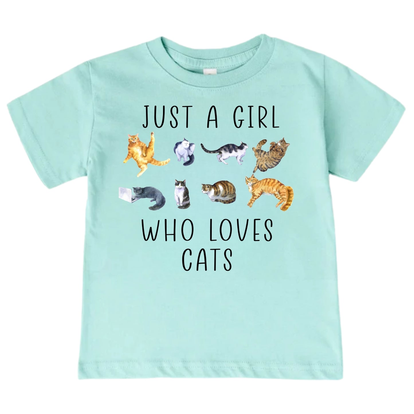 Just A Girl Who Loves Cats Shirt
