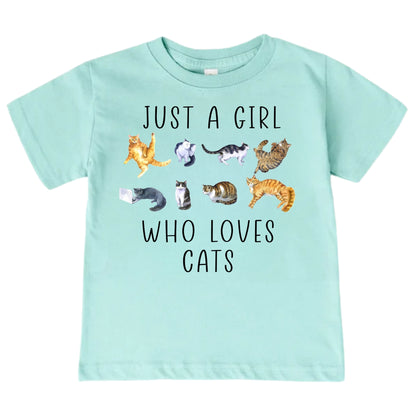 Just A Girl Who Loves Cats Shirt