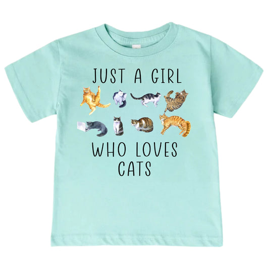 Just A Girl Who Loves Cats Shirt