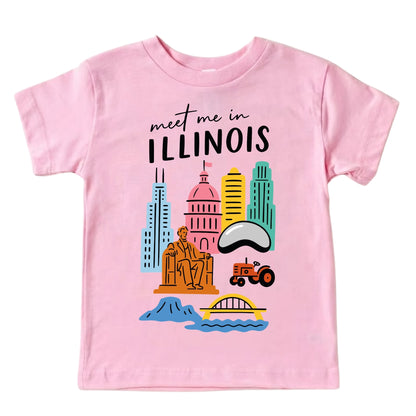 Illinois Baby Onesie® - Chicago Kids Vacation T-Shirt