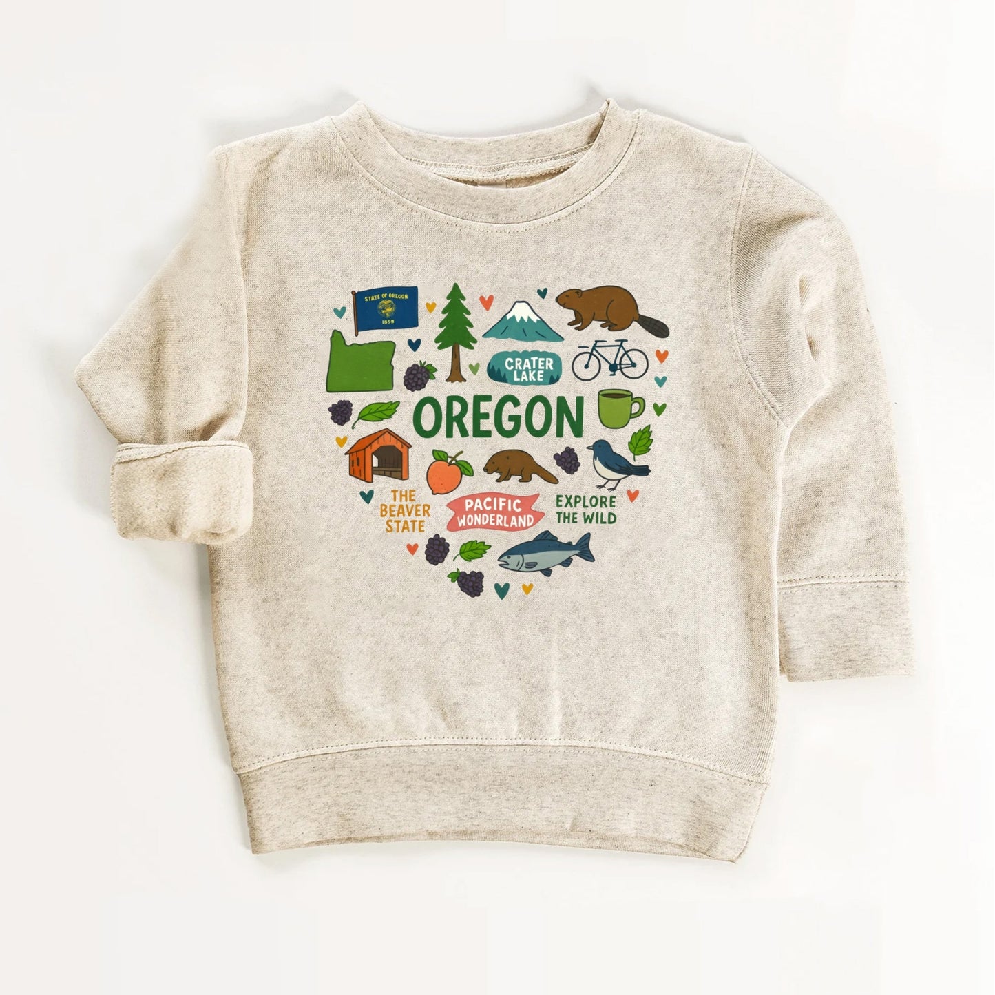 Oregon Kids T-Shirt – Beaver State Icons
