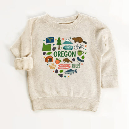 Oregon Kids T-Shirt – Beaver State Icons