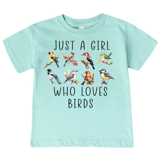 Just A Girl Who Loves Birds Shirt