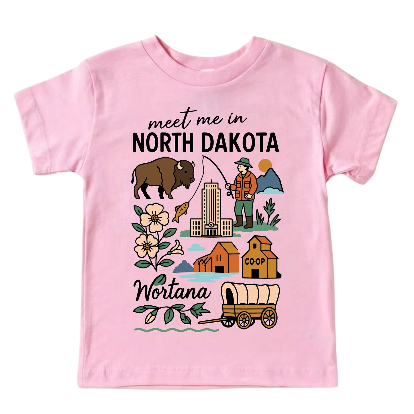 North Dakota Baby Onesie® - Kids Vacation T-Shirt