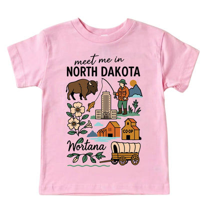 North Dakota Baby Onesie® - Kids Vacation T-Shirt