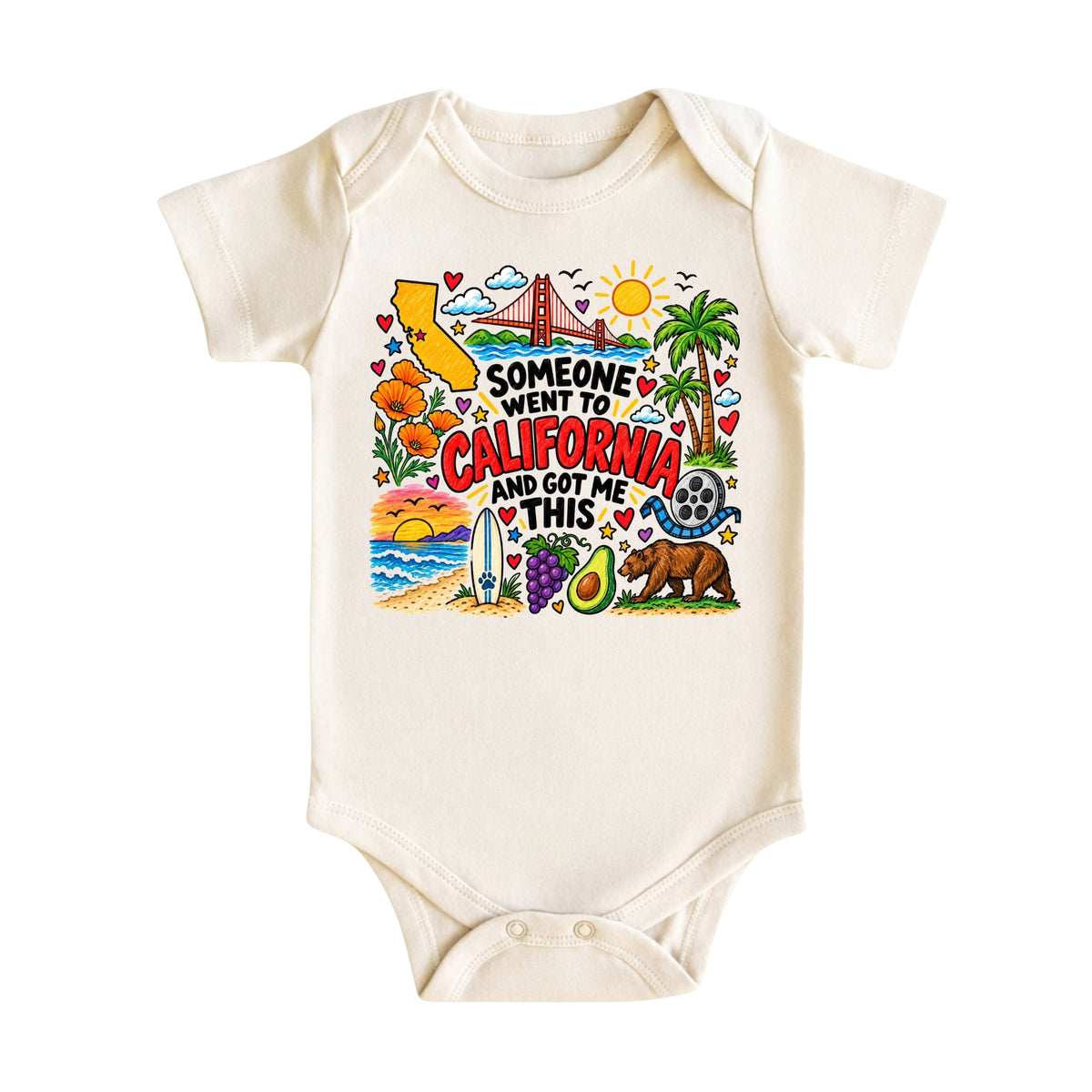 California Gift Tee for Boys Girls