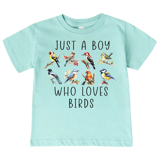 Just A Boy Who Loves Birds Shirt