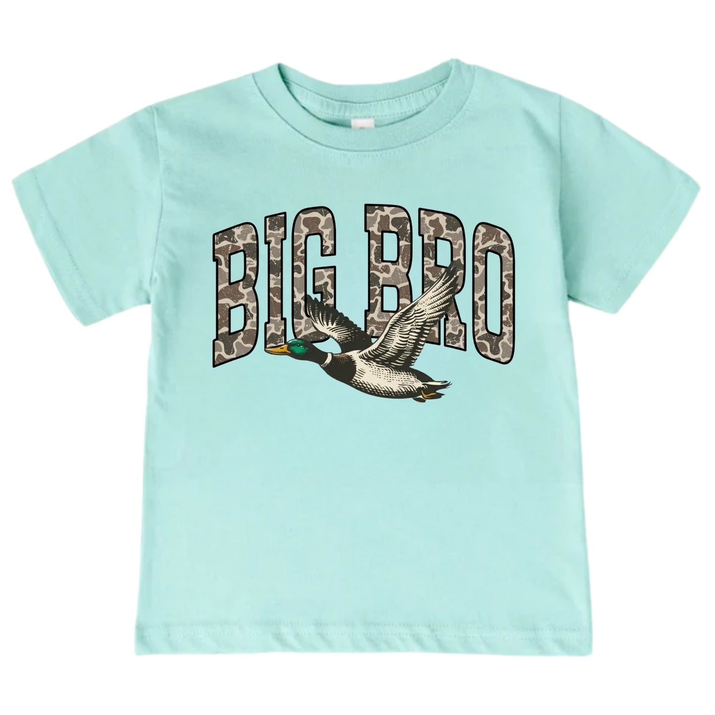 Big Bro Mallard Duck Hunting Kids T-Shirt