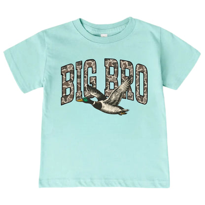 Big Bro Mallard Duck Hunting Kids T-Shirt