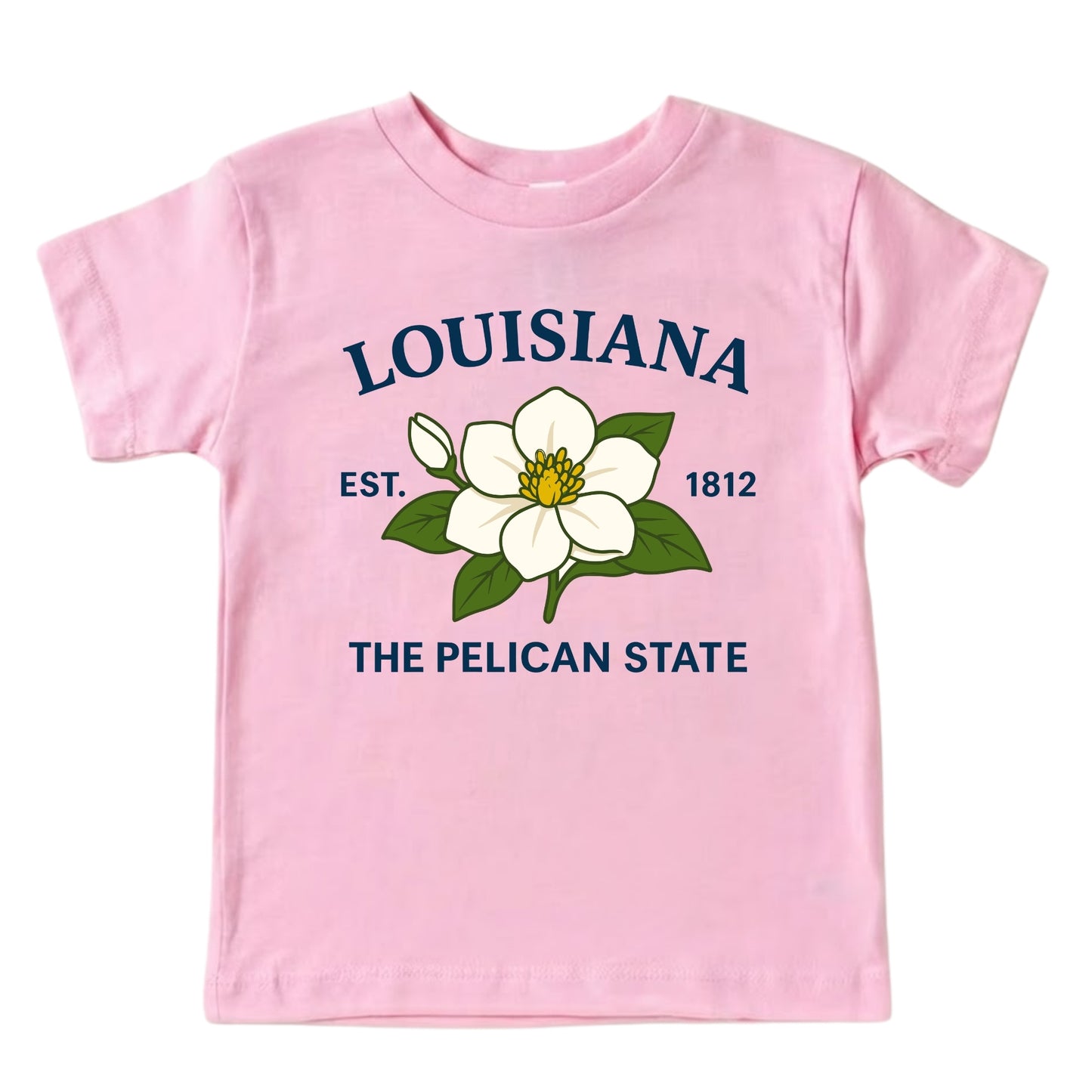 Louisiana Magnolia Flower Kids T-Shirt