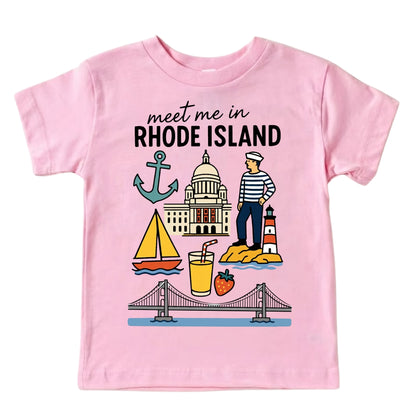 Rhode Island Baby Onesie® - Kids Vacation T-Shirt