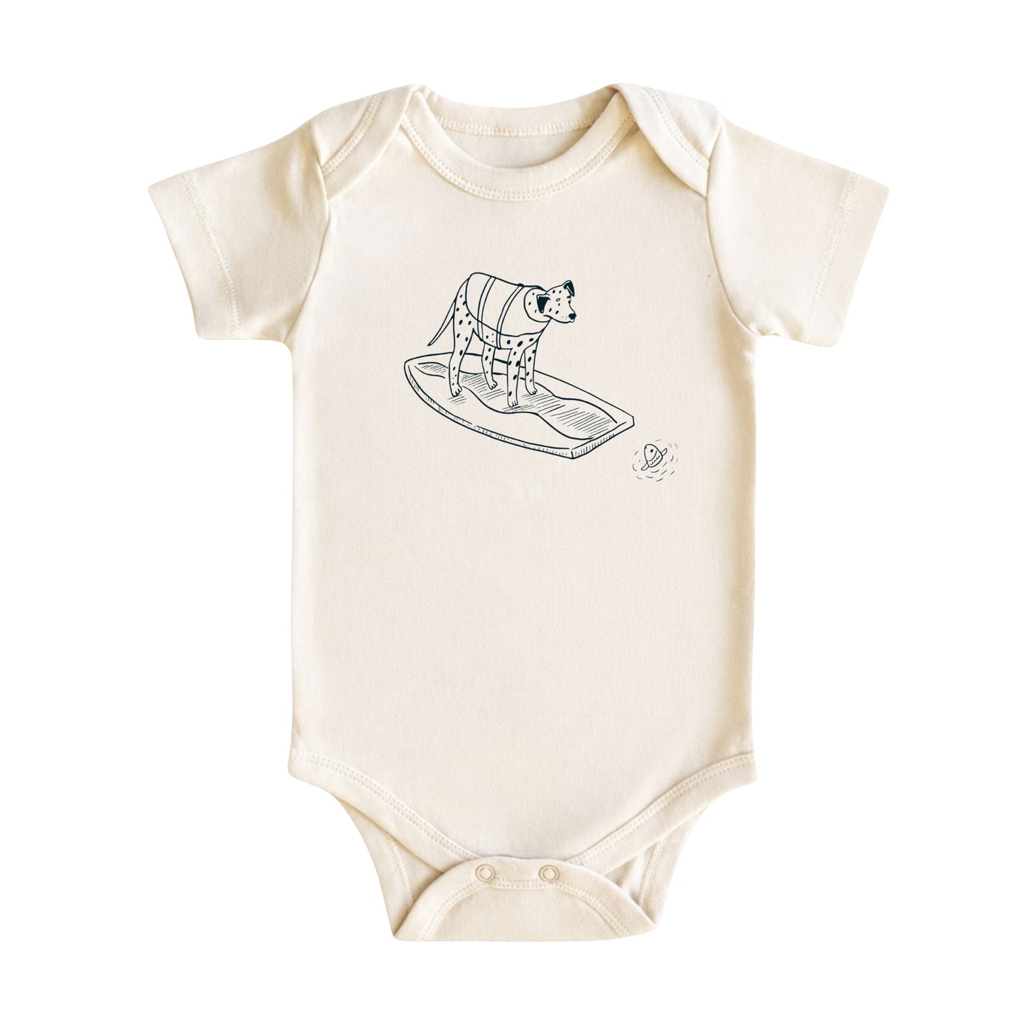 Dalmatian Paddleboard Baby Bodysuit