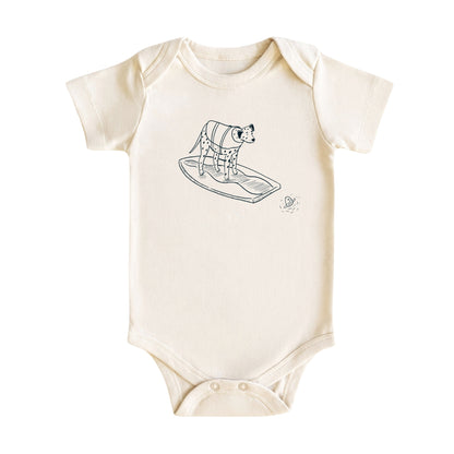 Dalmatian Paddleboard Baby Bodysuit