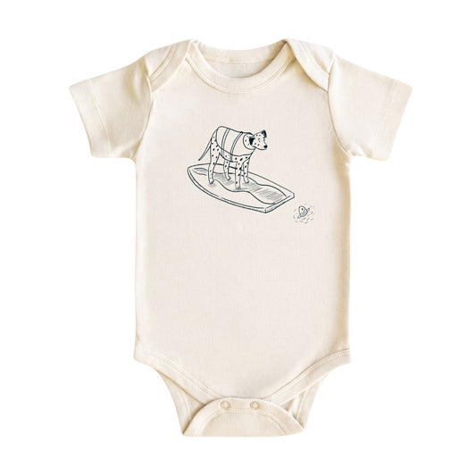 Dalmatian Paddleboard Baby Bodysuit