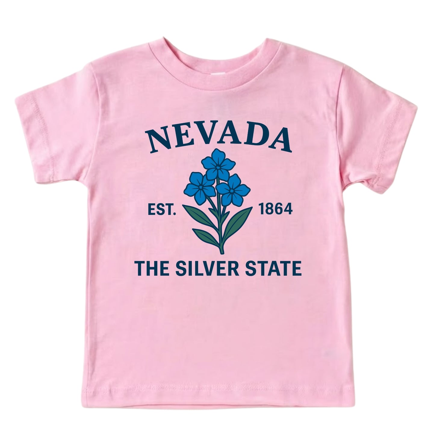 Nevada Sagebrush Floral Kids T-Shirt