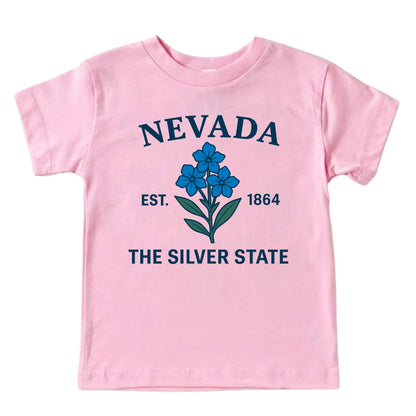 Nevada Sagebrush Floral Kids T-Shirt