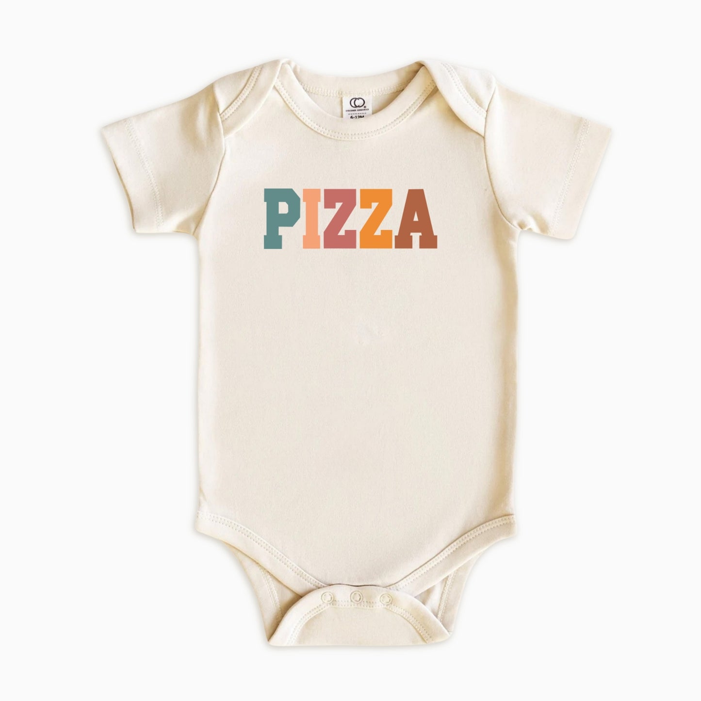 Pizza Kids Shirt – Retro Typography Food Lover