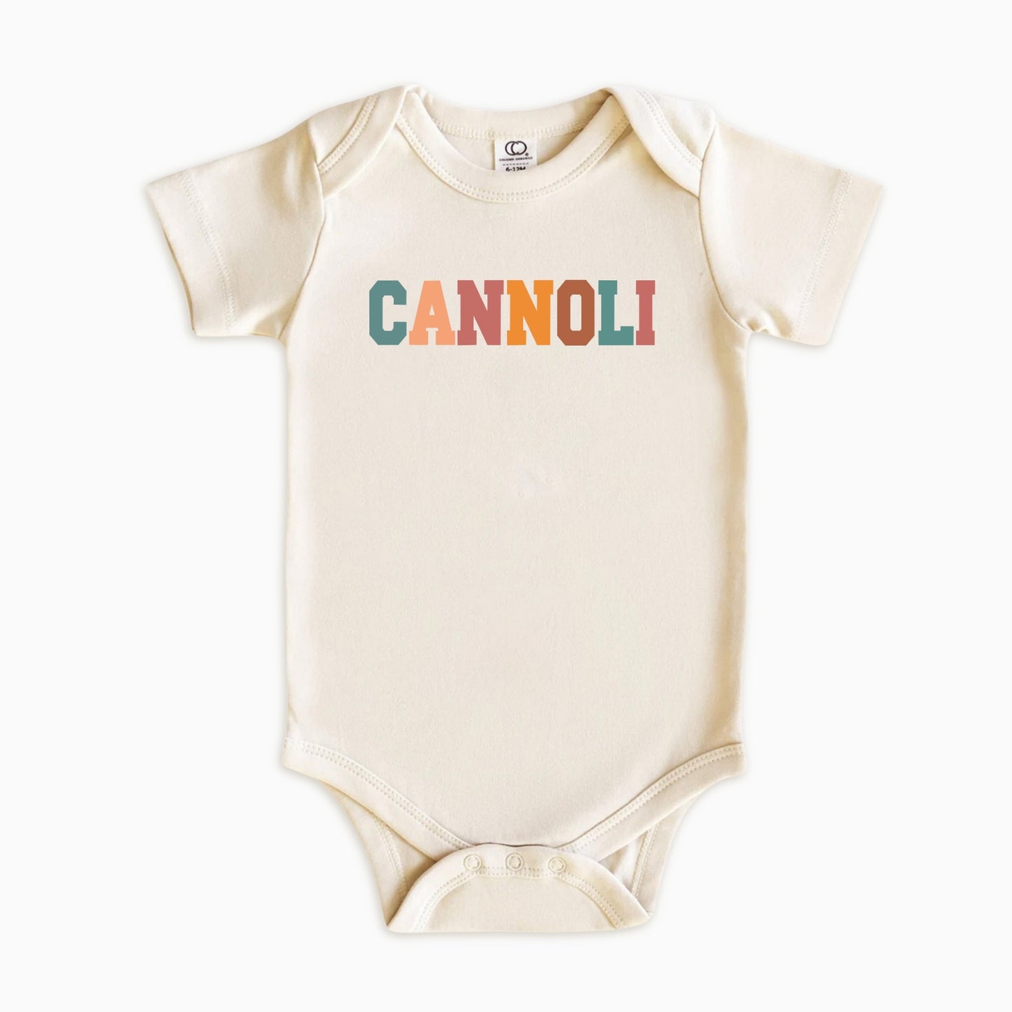 Cannoli Kids Shirt – Retro Typography Food Lover