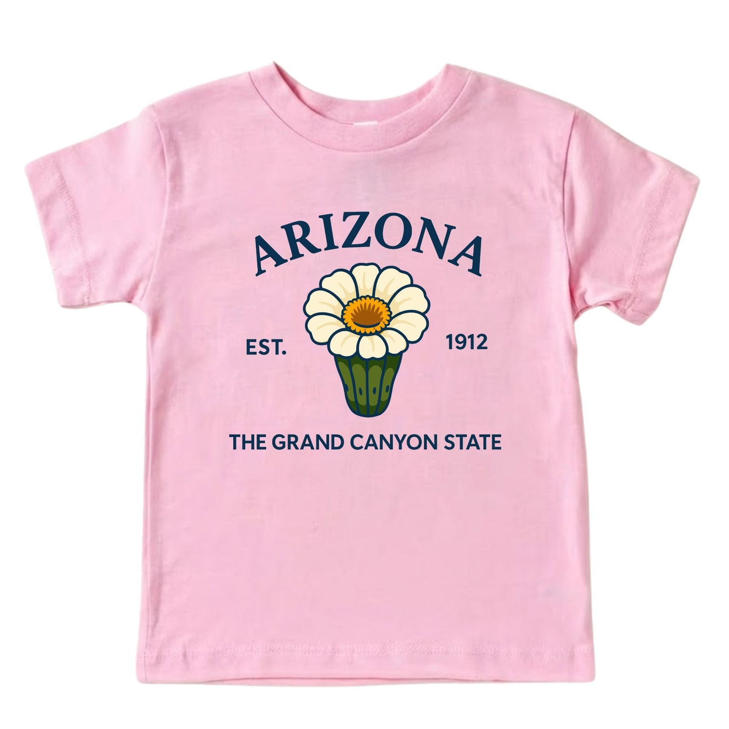 Arizona Saguaro Cactus Blossom Kids T-Shirt