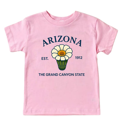 Arizona Saguaro Cactus Blossom Kids T-Shirt