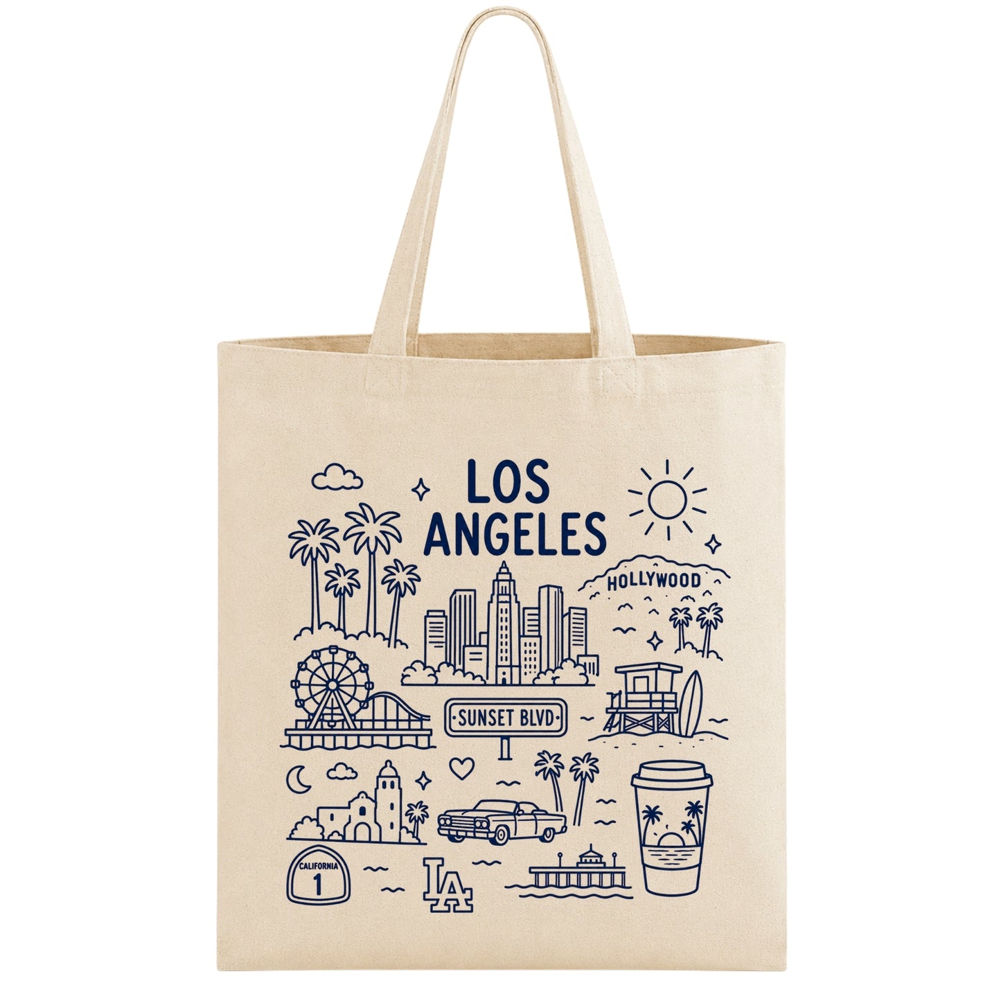Los Angeles Tote Bag
