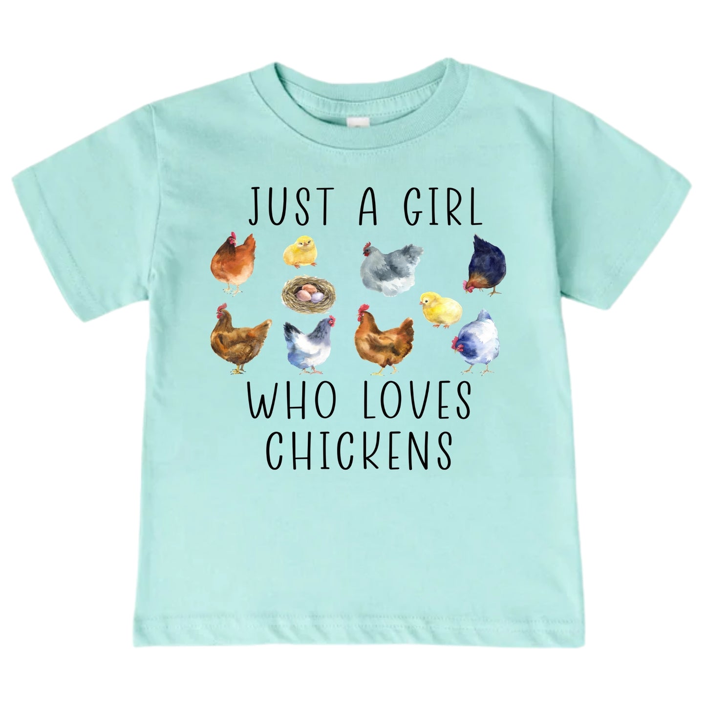 Just A Girl Who Loves Chickens Shirt