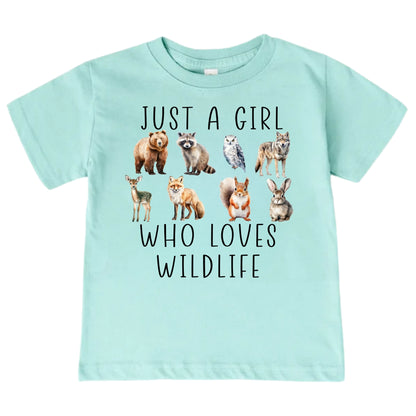 Just A Girl Who Loves Wildlife Shirt
