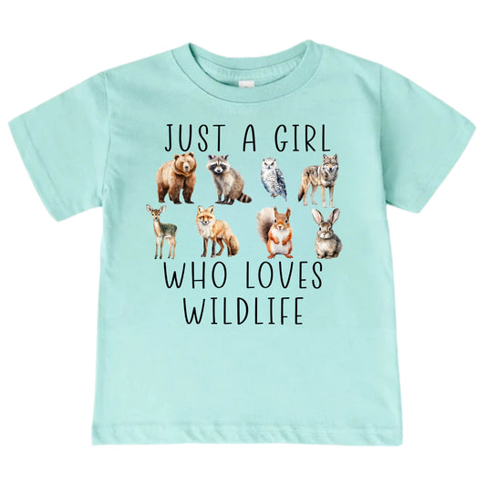Just A Girl Who Loves Wildlife Shirt