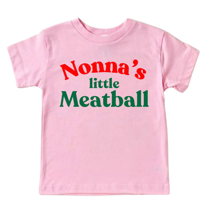 Nonna’s Little Meatball Baby Onesie ® – Italian Family Baby Bodysuit for Boys and Girls