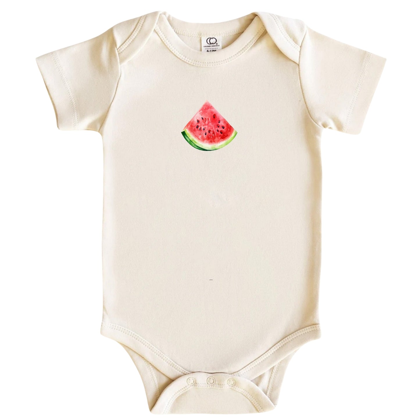 Watercolor Watermelon Baby Bodysuit