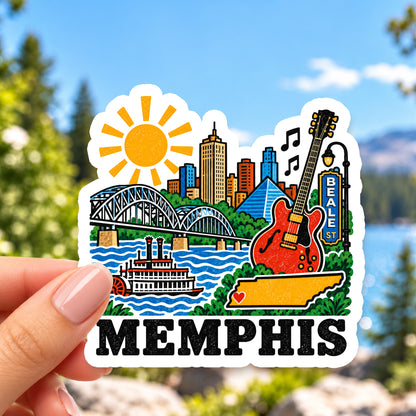 Memphis Retro Sticker