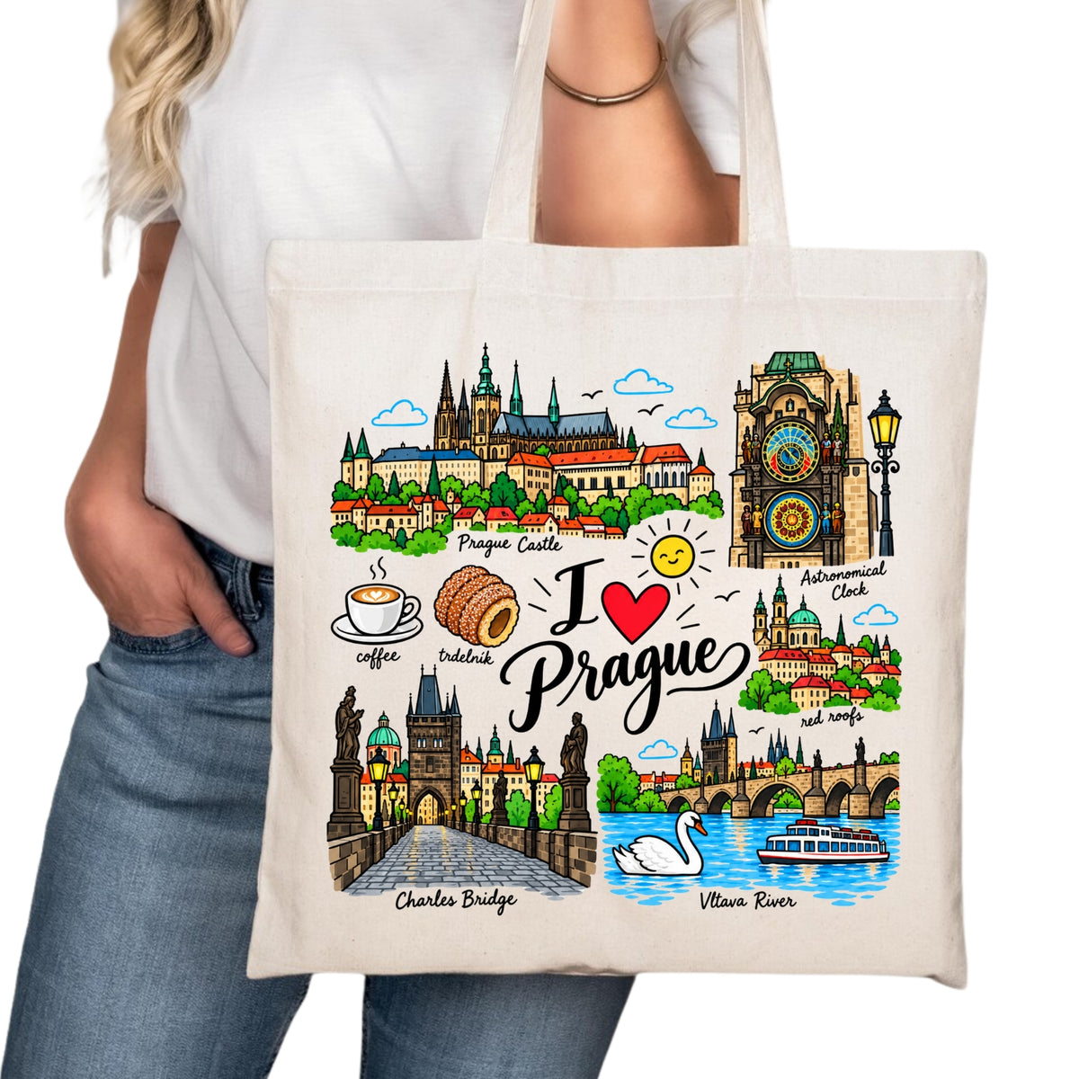 Prague Tote Bag