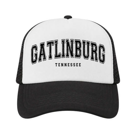 Gatlinburg Trucker Hat for Kids & Adults, Gatlinburg Tennessee Vacation, Gatlinburg Souvenir Gifts