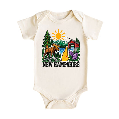 New Hampshire Baby Bodysuit