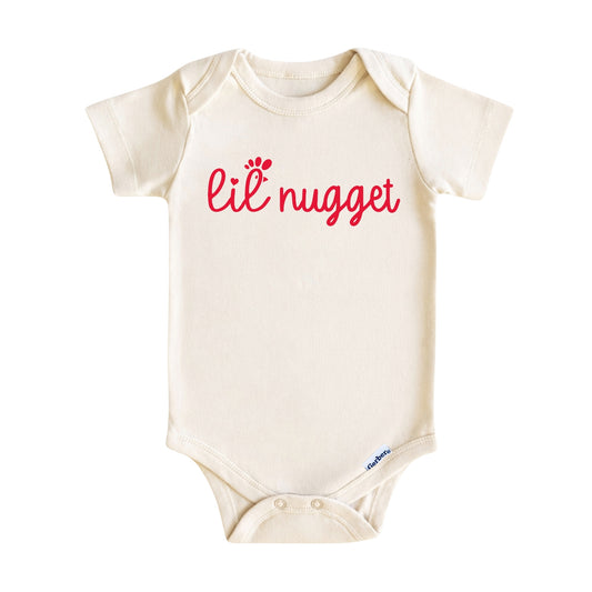 Lil Nugget Baby ONESIE ®, Baby Bodysuit for Boys Girls