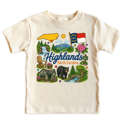 Highlands North Carolina Baby Bodysuit for Boys Girls