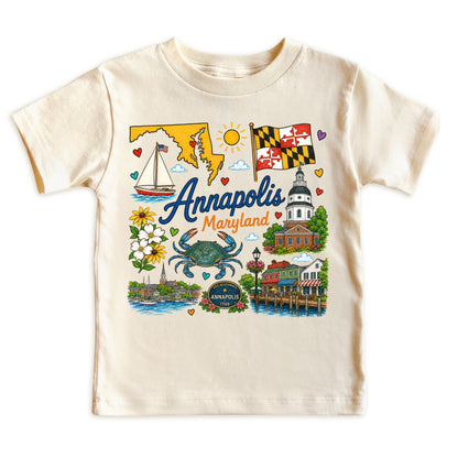 Annapolis Maryland Kids T-Shirt